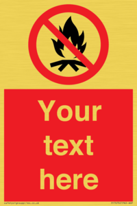 Custom prohibition No campfire